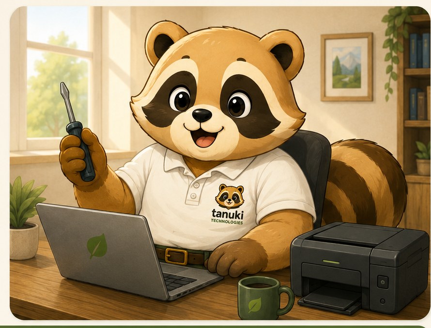 Device Setup service illustration with Taji